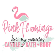 Pink Flamingo Candles